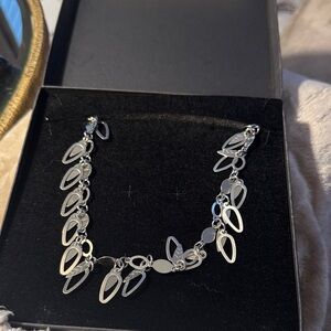 Silver Leaf Necklace